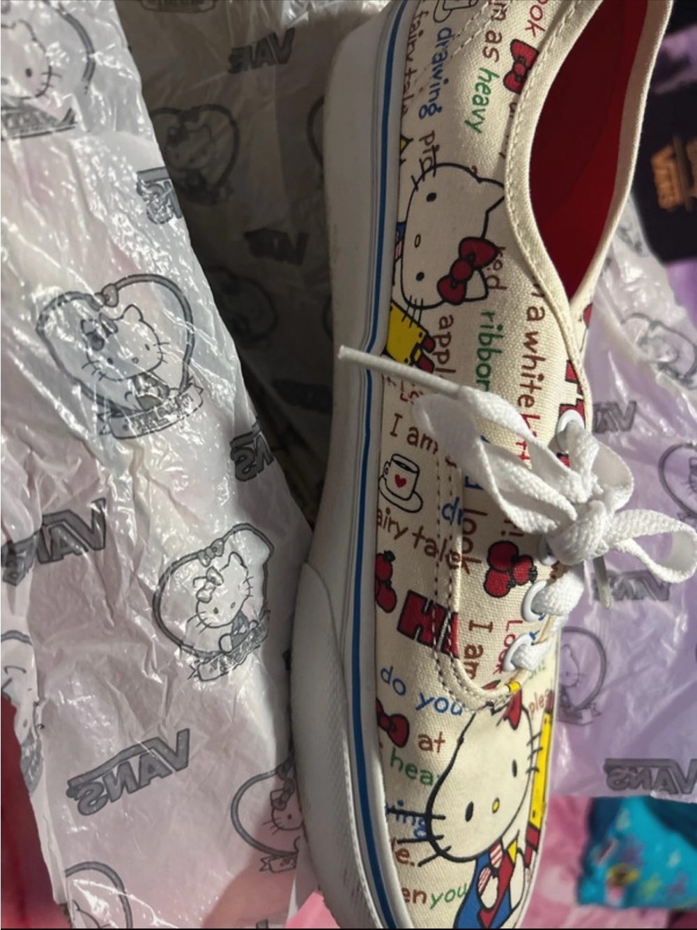 Hello Kitty Limited Edition Vans Shoes - Picture 5 of 6